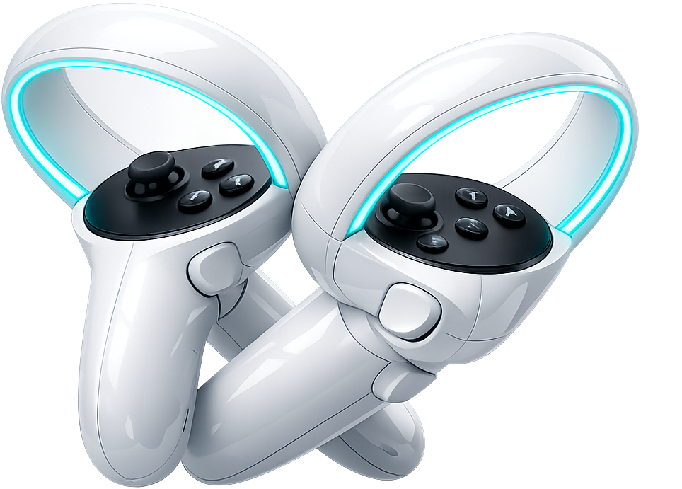 Controles y visores Meta Quest 2 disponibles en alquiler para eventos en Colombia — Immersive VR-Media
